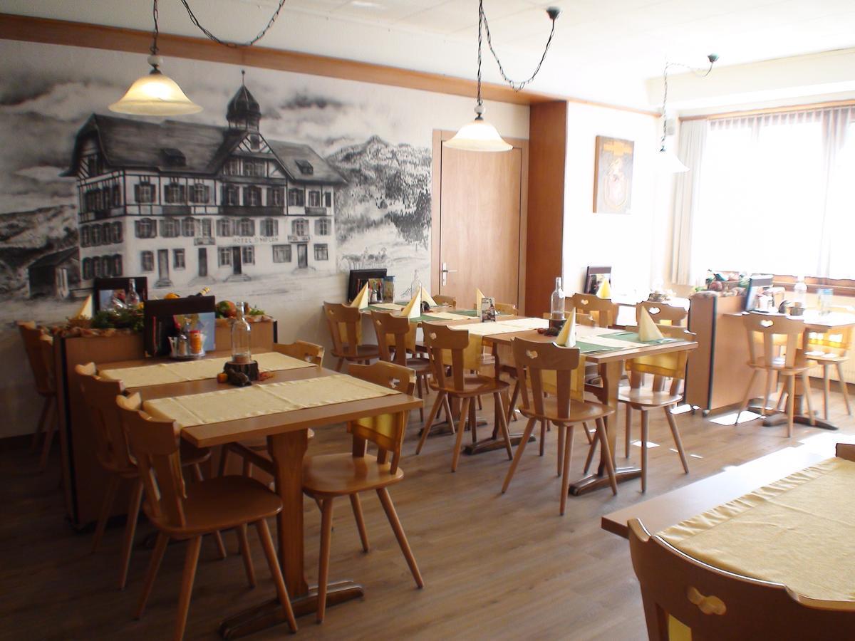Hotel Restaurant Simplon Frutigen Buitenkant foto